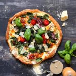 vegan ıspanaklı pizza