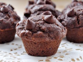 vegan kakaolu muffin